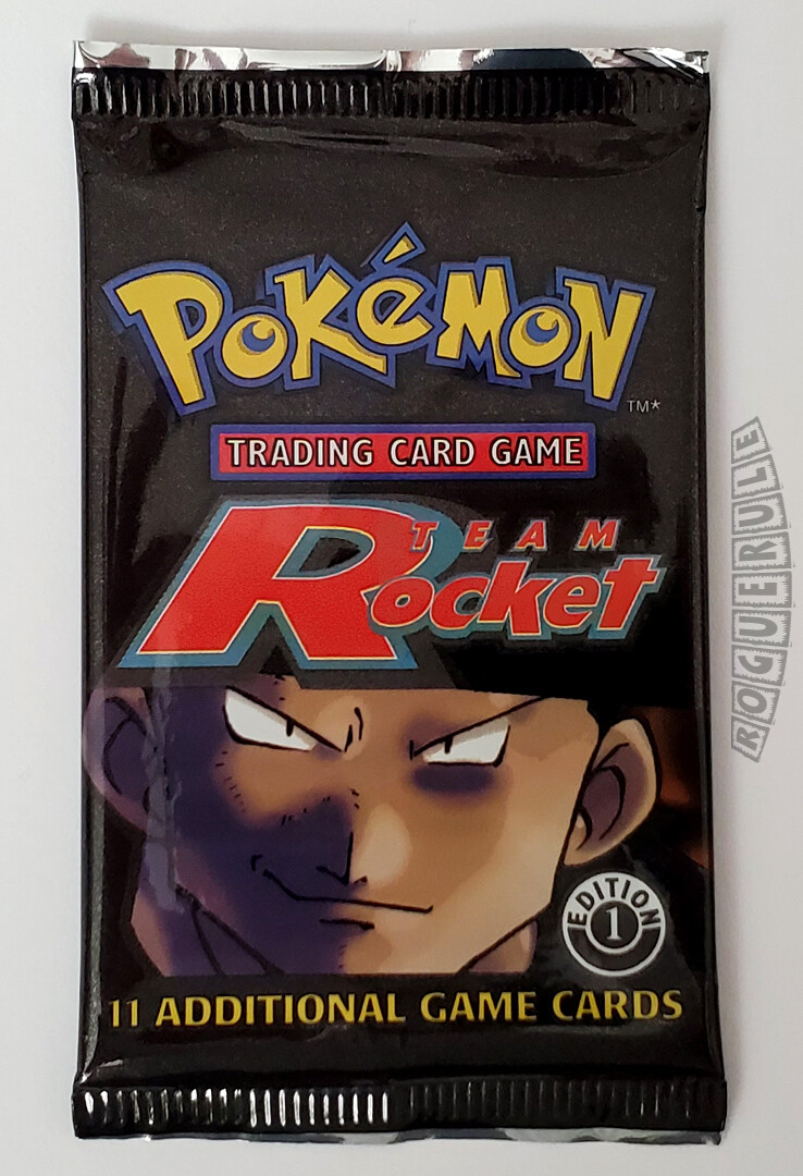 🚦1 Pokemon 1st Edition Team Rocket Booster Pack- The Boss