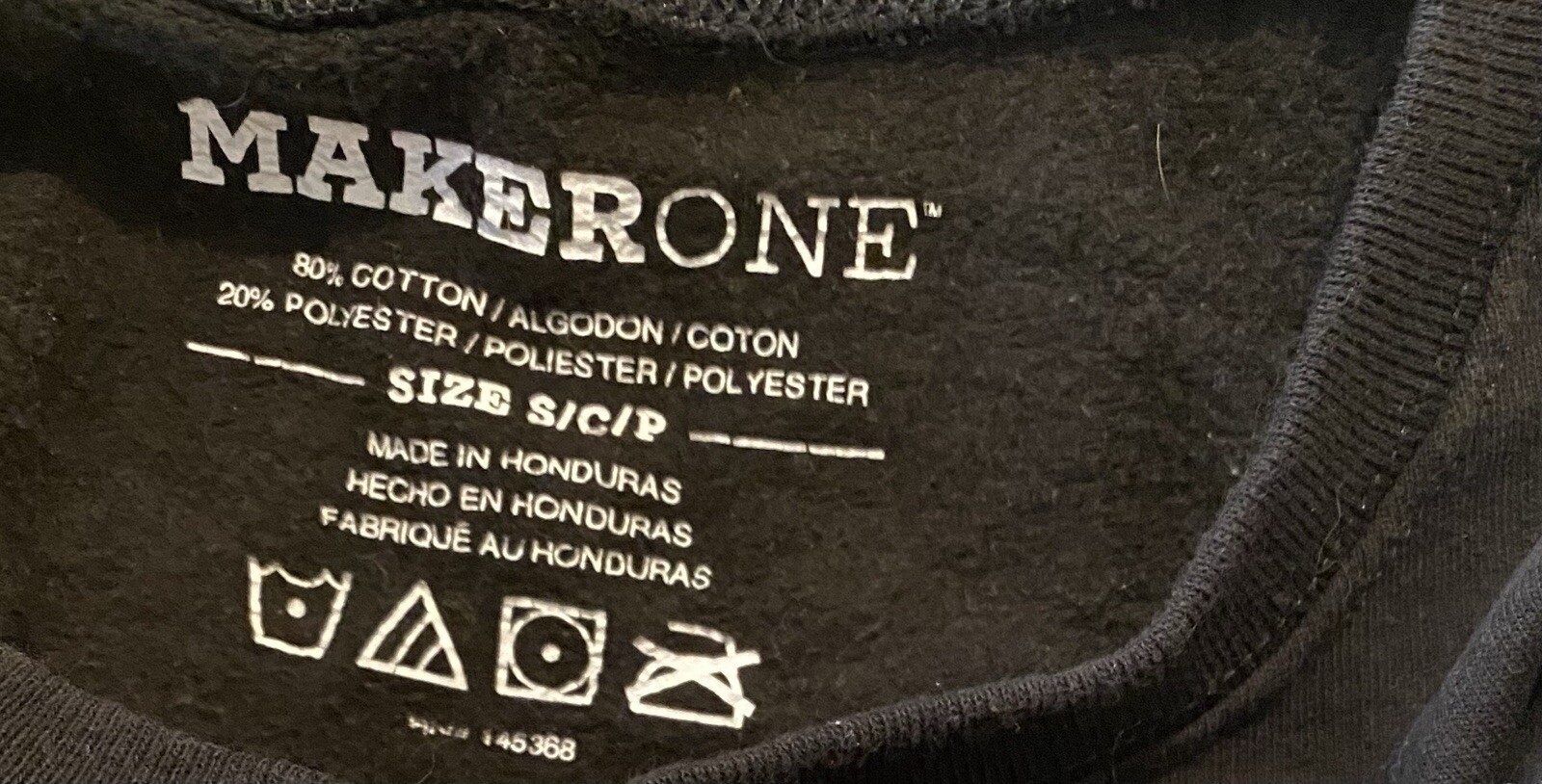 Canada Sweatshirt Maple Leaf Crew Neck Blue Red by Gildan Unisex Size Medium