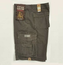UNIONBAY Men's Vintage Survivor Cargo Short Saddle Size 42