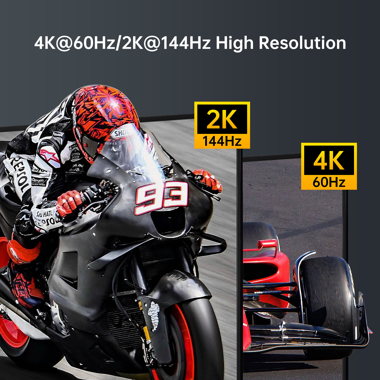 MT-VIKI 4K@60Hz HDMI KVM Switch 2 Port Box USB 3.0 KVM Switcher for 2 Computers