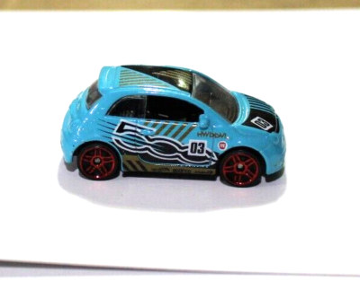 Hot Wheels 2013 Fiat 500 Light Blue 03 | eBay