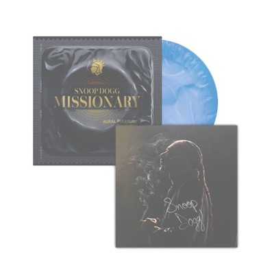 MISSIONARY SNOOP DOGG SIGNED PICTURE DISC BLUE IN HAND SHIPS ASAP