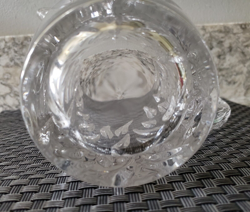 Brocca acqua Gorham Star Blossom Crystal 32 oz, made in Germany, scatola originale - Foto 10 di 11