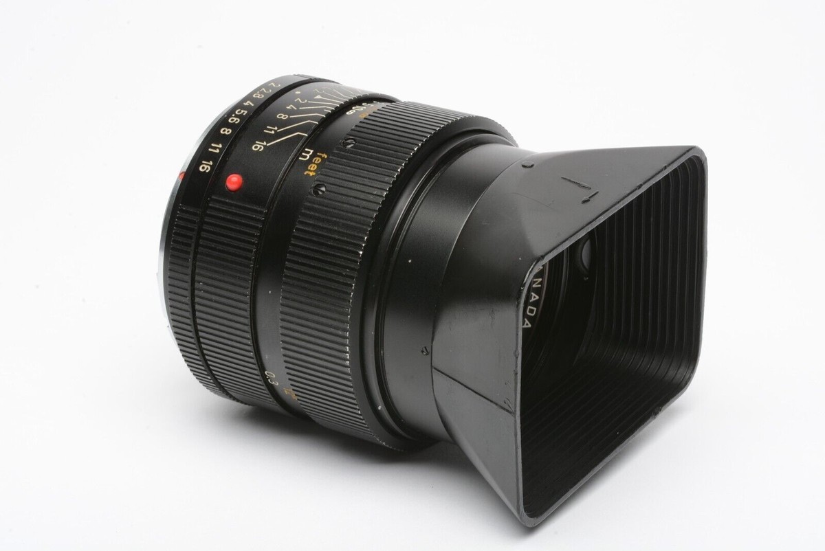 Leica Summicron-R 35mm, F2 V1 #11227, Hood, Very Sharp, Nice
