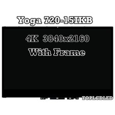 Lenovo Yoga 720-15IKB 4K 3840x2160 UHD LCD Screen Touch Digitizer Frame Assembly