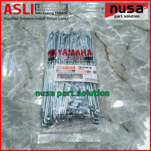 Yamaha RX115 RXS RXSPECIAL RX135 RXK RXKING Front & Rear Wheel Spoke Set Genuine - Bild 8 von 8