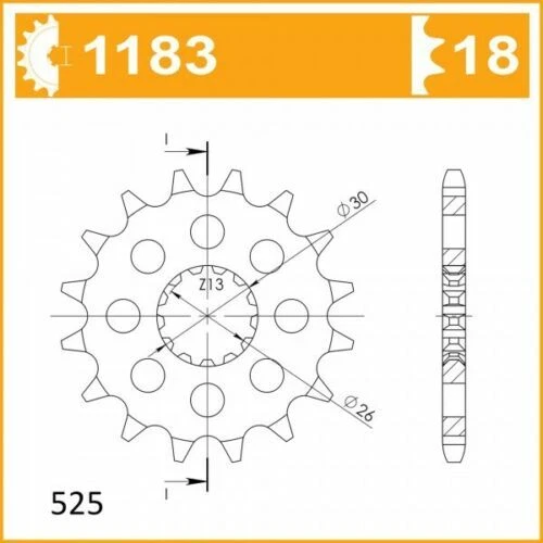 Supersprox Motorcycle & Scooter Sprockets