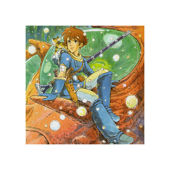 Hayao Miyazaki Nausicaa of the Valley of the Wind Watercolor Poster ...