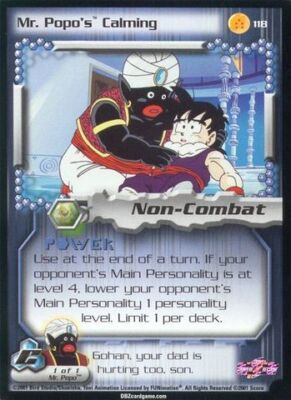 Mr. Popo's Calming - 118 - Unlimited Edition - Flat Foil Cell Saga Near Mint Sco