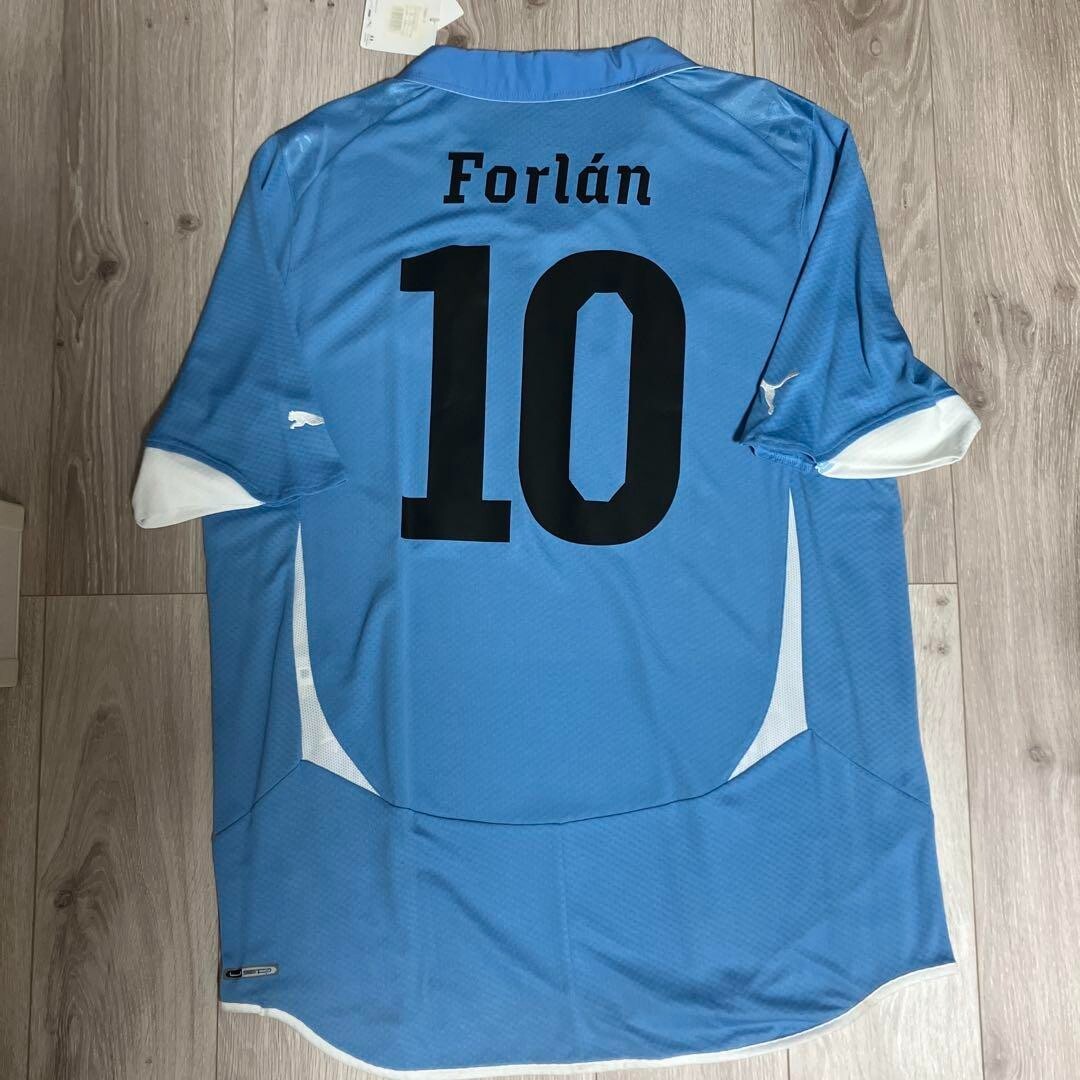 MINT Diego Forlan 10 XL URUGUAY 2010 WC HOME Jersey Camiseta