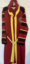 Harry Potter Gryffindor robe w/ hood L/XL fleece Robe Wizard Costume Halloween