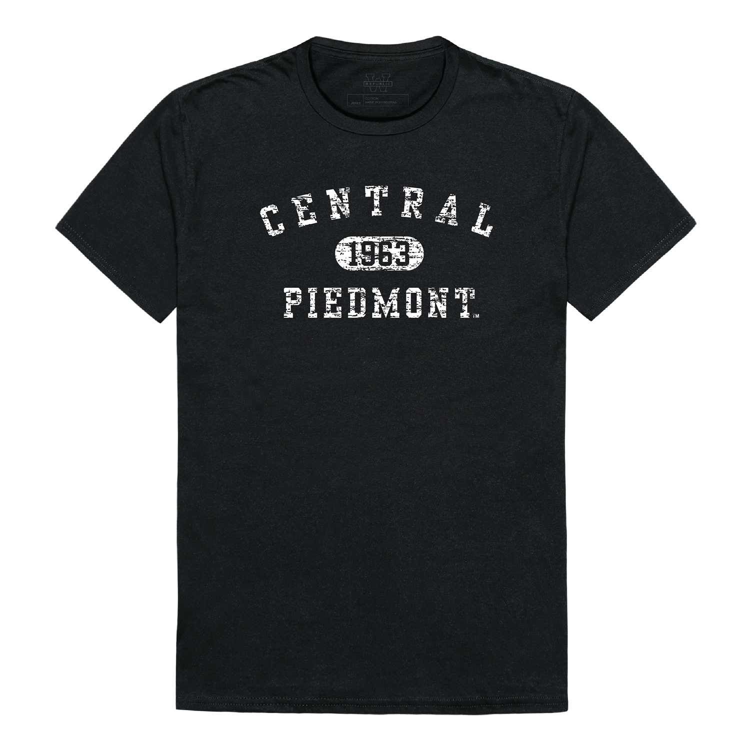Central Piedmont Community College NCAA Distressed Arch Vintage Tee