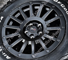 5x 17" Black Verve Alloy Wheels Fits Volkswagen Crafter Vans Man Tge 5 stud