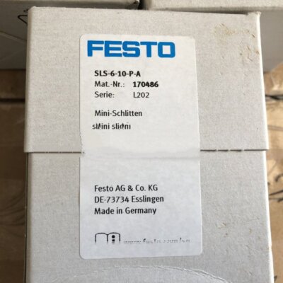 Festo SLS-6-10-P-A 170486 Cylinder New One Expedited Shipping SLS610PA