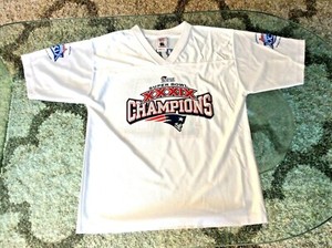New England Patriots Tom Brady White Sb Xxxix Champions Jersey Large 14 16 Ebay