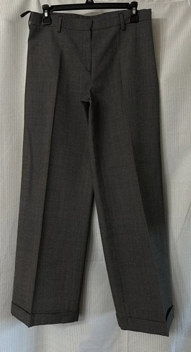 Samsonite Black Label Damen 100 % Wolle Bündchen Hose Hose Hose Größe US 12
