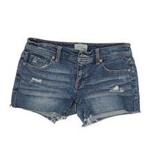 Aeropostale Blue Denim Distressed Jean Shorts Women's Size 3 / 4
