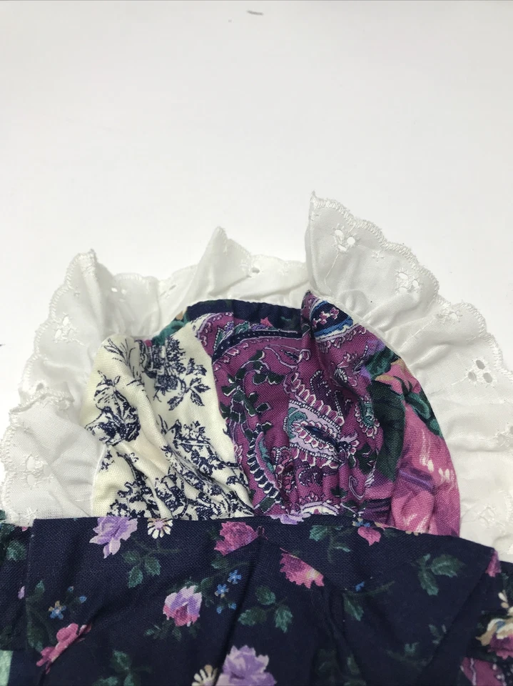 Purple Floral Dog Dress Costume Dogwear Outdoorwear Size XS KG - Image 3 of 4