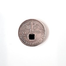 Drittes Reich &ndash; 2 Reichsmark 1938 A &ndash; Paul von Hindenburg &ndash; Silber &ndash; Selten!