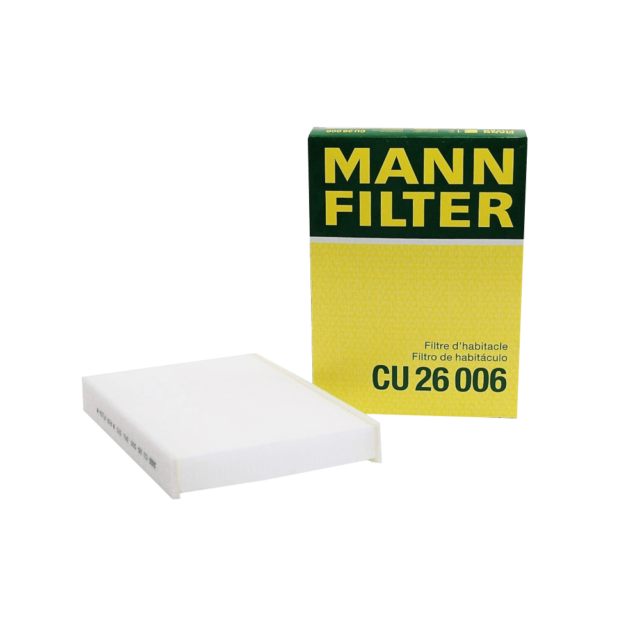 ORIGINAL MANN-FILTER INNENRAUMFILTER FILTER POLLENFILTER VW SEAT SKODA CU26006