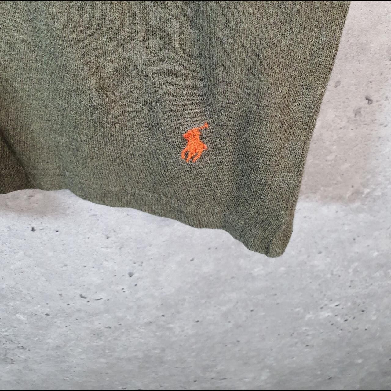 Polo Ralph Lauren vintage uomo XL verde kaki ricamato pony classica