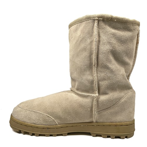 Australian Boot Company Clásicas Botas de Invierno Talla W8/M7 Bronceado Gamuza Forradas de Oveja - Imagen 6 de 16