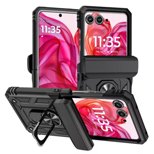 Funda protectora de pantalla brillante a prueba de polvo para Motorola Razr (2024) - Imagen 16 de 23