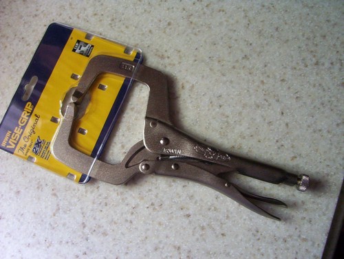 Irwin Vise Grip 11R 11" Locking C Clamps With Regular Tips Easy Release Carded - Picture 4 of 8