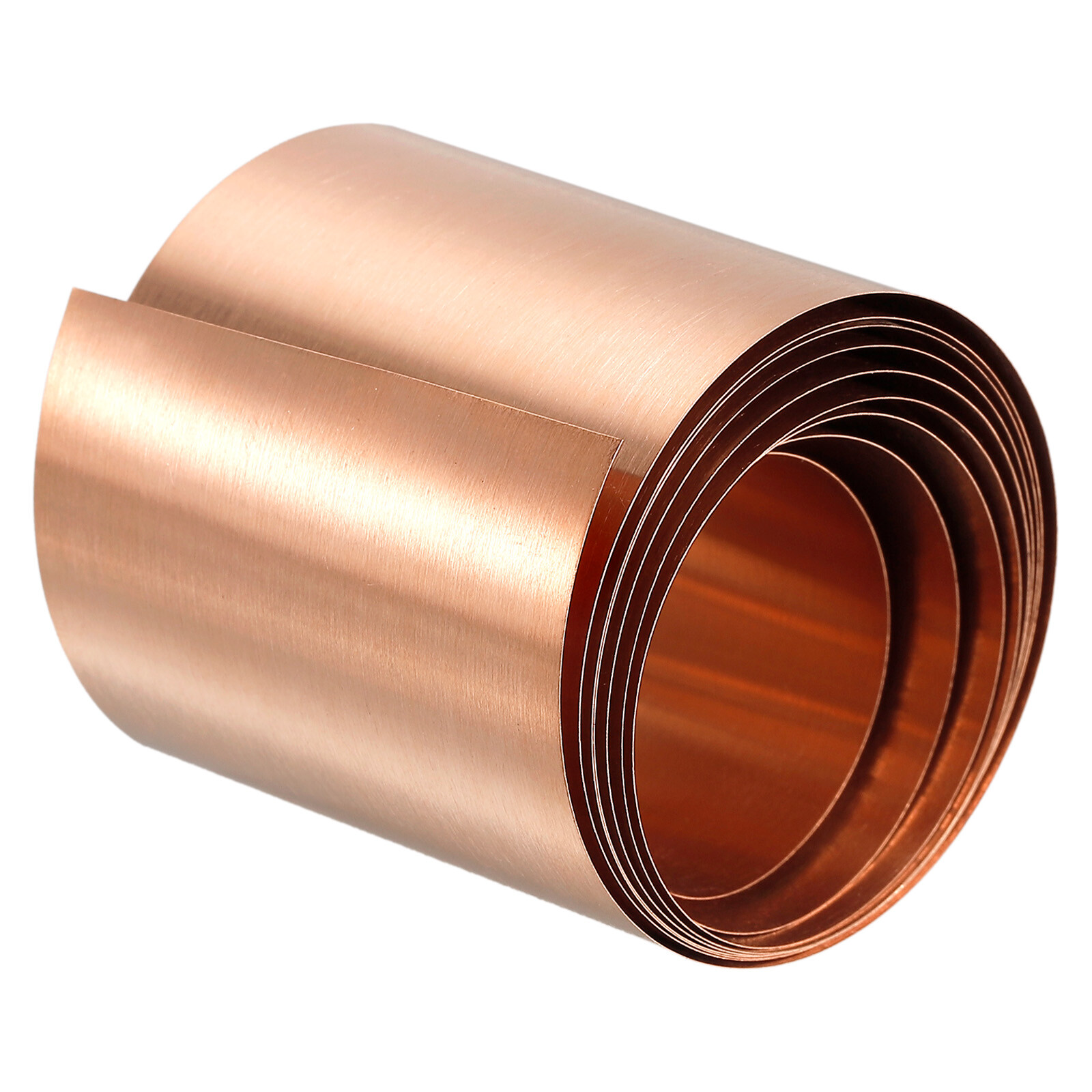 Copper Thin Foil Roll Sheet, 0.2x40x1000mm Pure Copper Foil Sheet