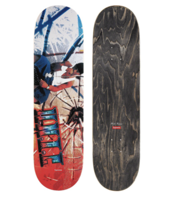 Supreme / KAWS Chalk Logo Skateboard デッキ Supreme x KAWS Chalk Logo Skatedeck (Red) – Post Modern Vandal