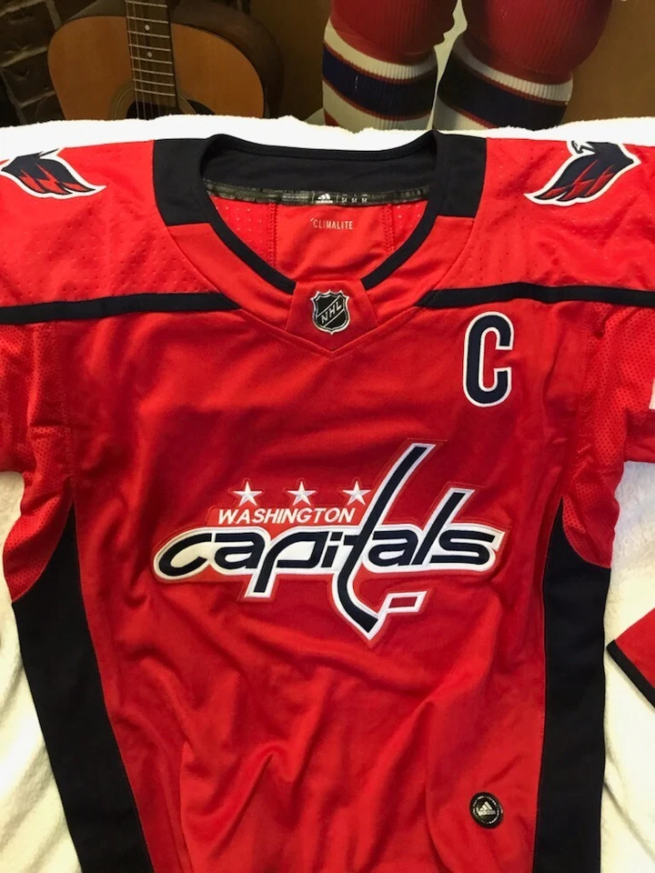 2025 autographed alex ovechkin capitals jersey coa psa 8 adidas size 54 - Image 4 of 4