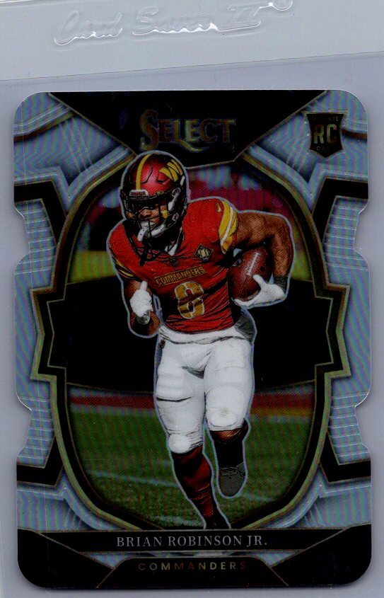 2022 Panini Select #78 Brian Robinson Jr. Silver Prizm Die Cut