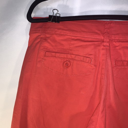 Gloria Vanderbilt Women's Shorts Coral Size 8 #930 - Picture 9 of 11