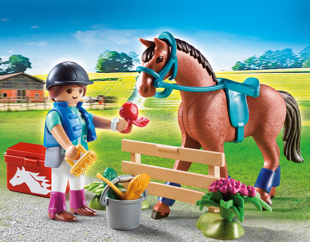 Playmobil 70294 Horse Farm Gift Set horses toy farming playset ponies pony NEW