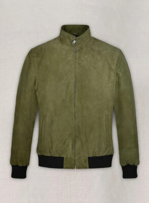 New Design Men's Suede Jacket Real Soft Sheepskin Slim Fit Causal Coat Jacket