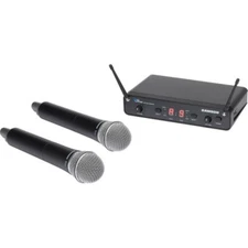 Samson Concert 288 Dual-Channel Wireless Handheld Microphone System with Q6 Caps