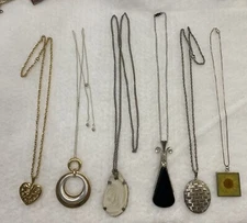 Estate Find Necklace Lot X 6.  1- AVON.