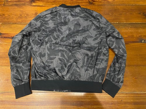 Diesel J-Leaf Jacket XL Extra Large Bomber Black - Picture 15 of 16