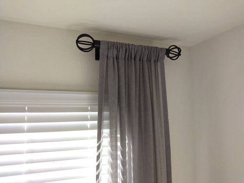 Custom Iron finials for 1 3/8 inch Iron Drapery Rods - Picture 5 of 6