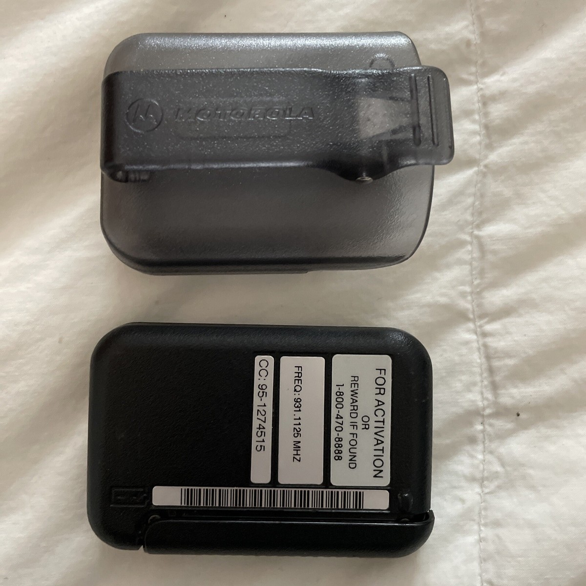 Pager Motorola Ultra Express Vintage - Noir Avec étui - Testé Et Fonctionne