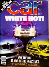 CAR MAGAZINE MAY-1996 - MGF VVC, BMW Z3, Alfa Romeo Spider, Rover 420, Saab 900S