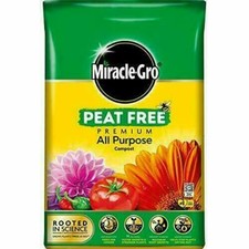 Miracle-Gro Peat Free All Purpose Compost 40L (121220) 0.35 per litre