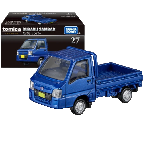 Tomica Premium #27 SUBArU SAMBAR 1/55 Scale Diecast Car Takara