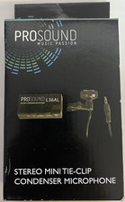 Prosound L36al Stereo Mini Tie-clip Condenser Microphone