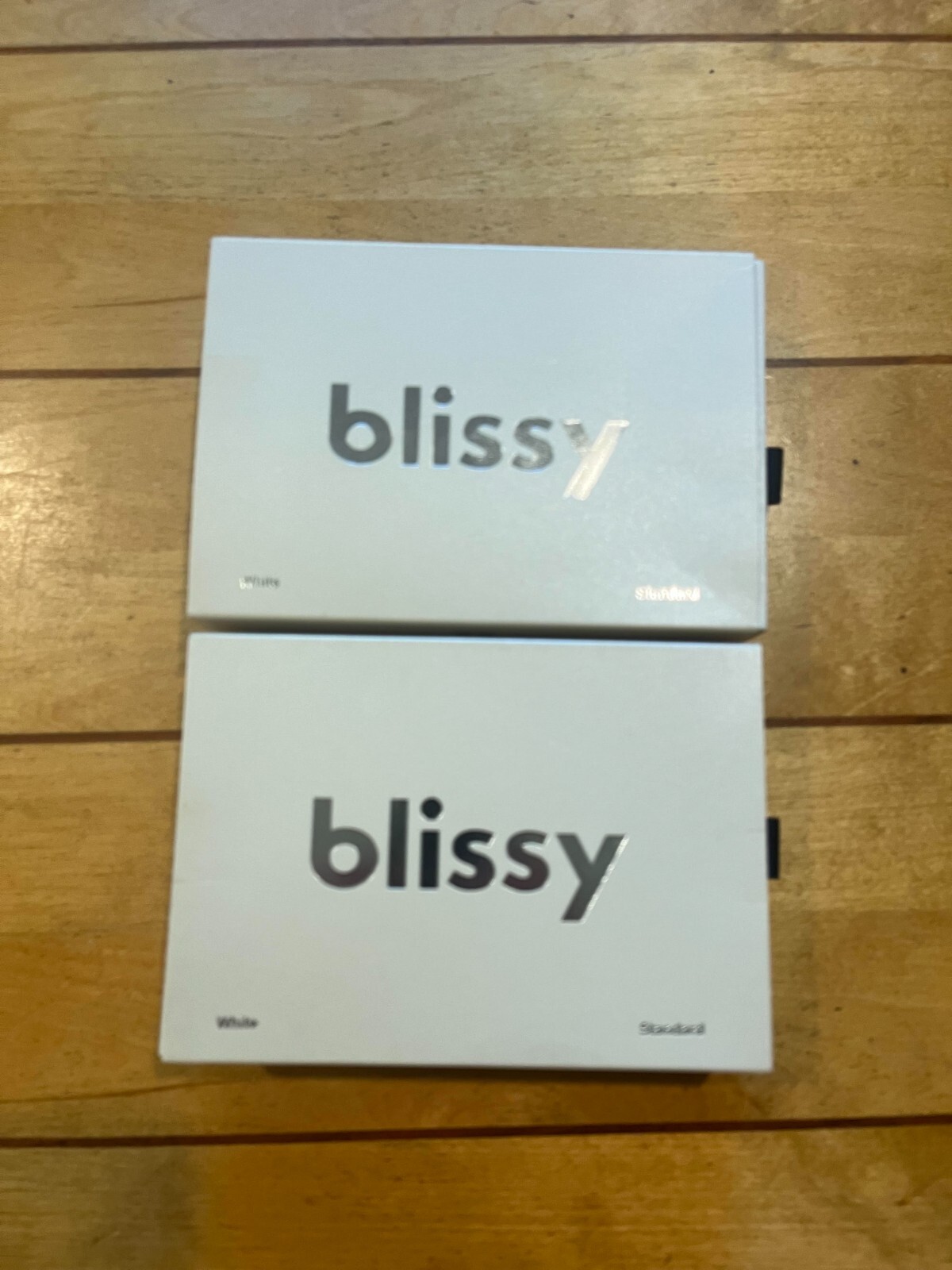 Set of Two BLISSY MULBERRY SILK 22 MOMME STANDARD WHITE PILLOWCASES