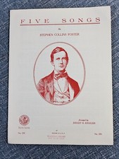 Five Songs by Stephen Foster Arr. by Ernest Kroeger Art Publication Society 1934