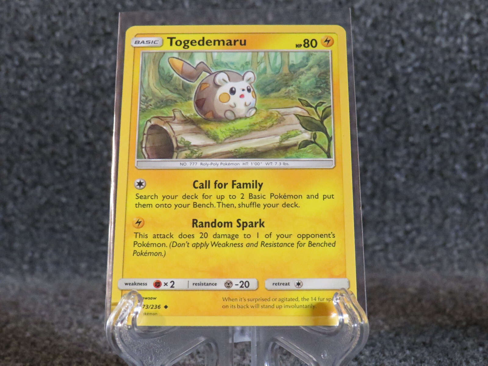Pokemon:Togedemaru - 73/236 - SM - Cosmic Eclipse (SM12)