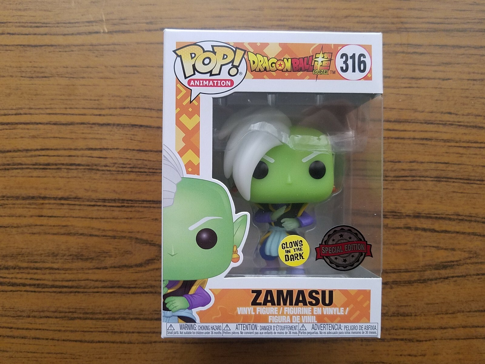 FUNKO POP DRAGON BALL SUPER 316 & ZAMASU SPECIAL EDITION GLOWS IN THE DARK