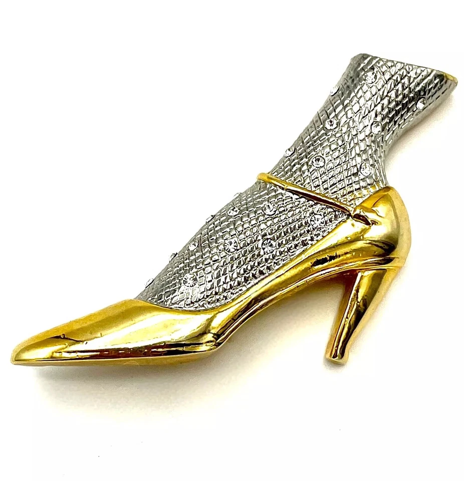 Broche dançarino broche cristal rede ouro salto alto torneira Broadway🔥!VENDA!🔥 - Imagem 2 de 4