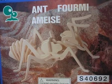 IQ Assembling Products Series ANT WOODEN 3D Model PUZZLE TOY 040692 Z3